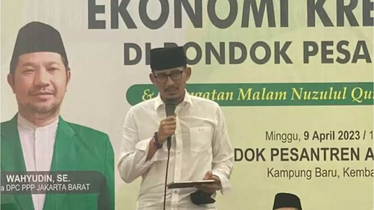 Kunjungi Pesantren di Kembangan Jakbar, Sandiaga Uno Didoakan Jadi Presiden