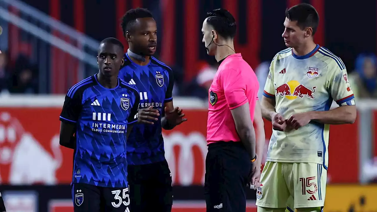 MLS investigating after Earthquakes' Jeremy Ebobisse alleged racial slur was used in match vs. Red Bulls