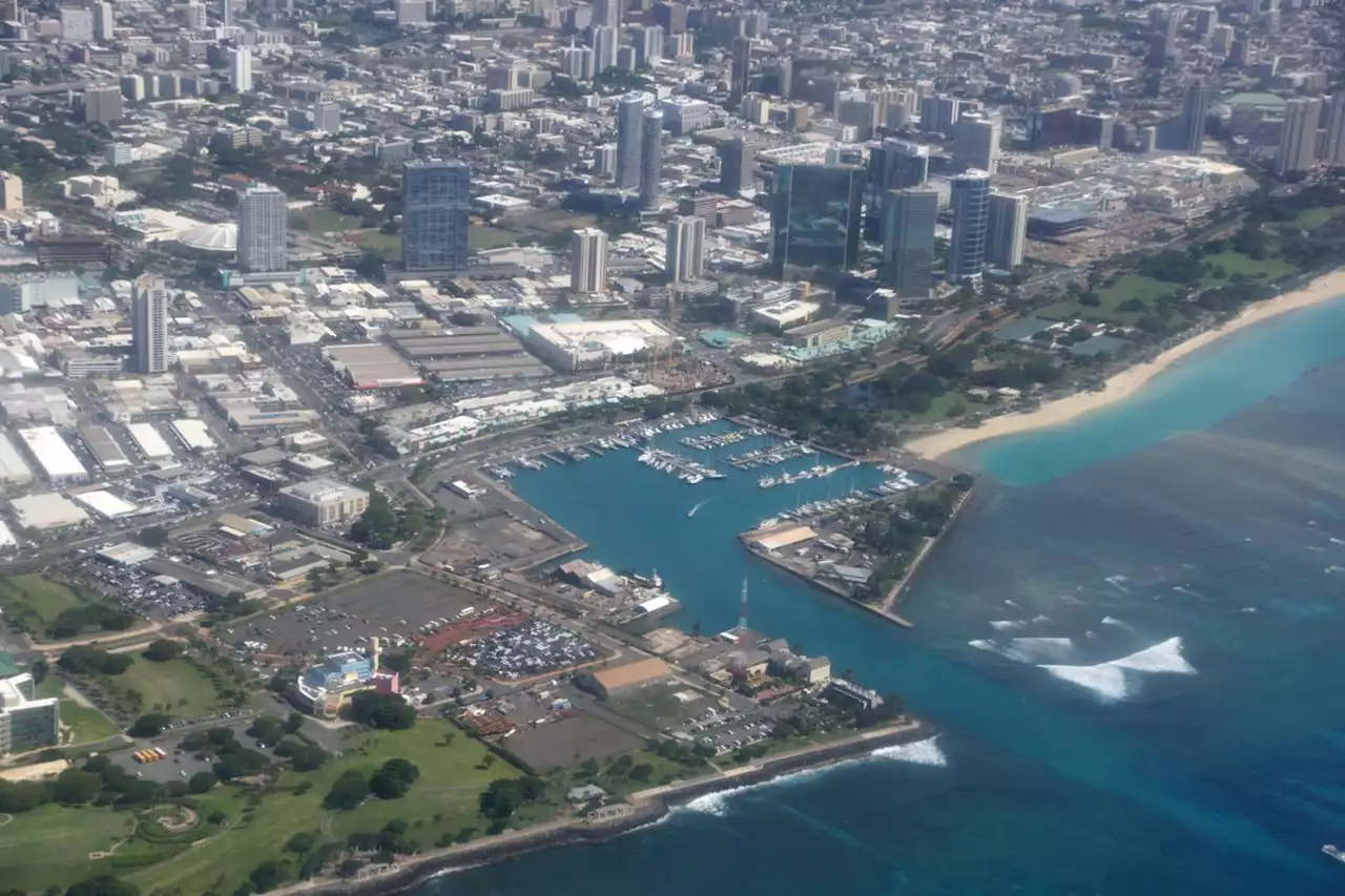 Surfer bitten by shark at busy Honolulu beach