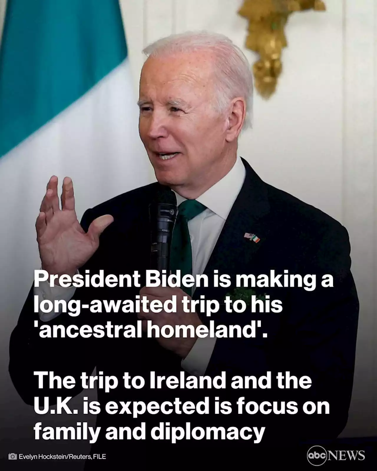 Biden travels to Ireland and UK to celebrate 25 years of peace -- and his family ties