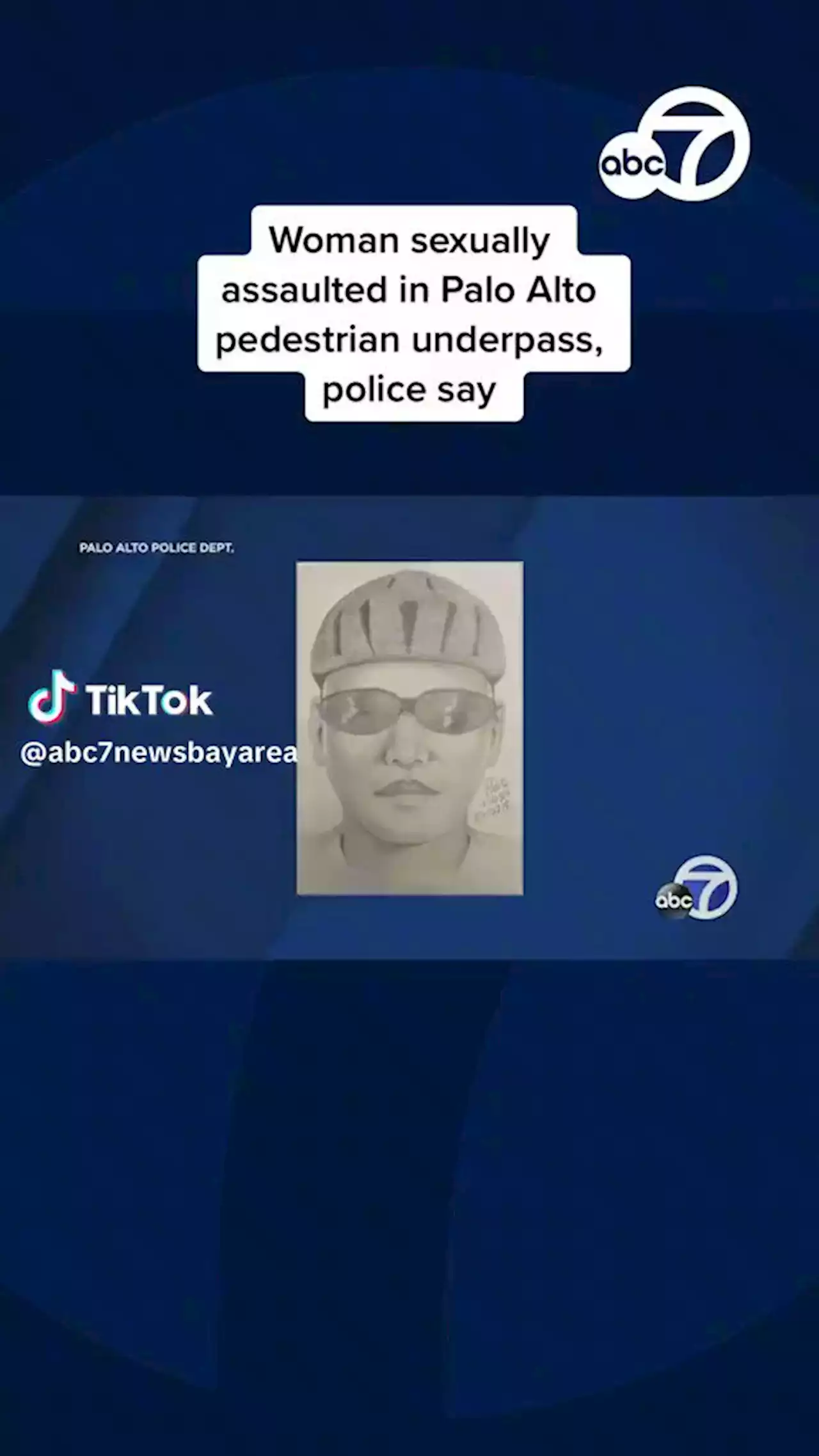 Woman sexually assaulted in Palo Alto pedestrian underpass; police looking for suspect