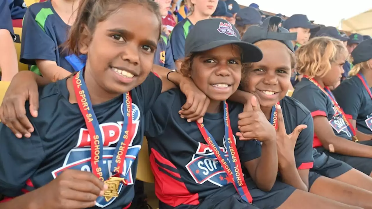 Softball school team from APY Lands blitzes field to claim state championship glory