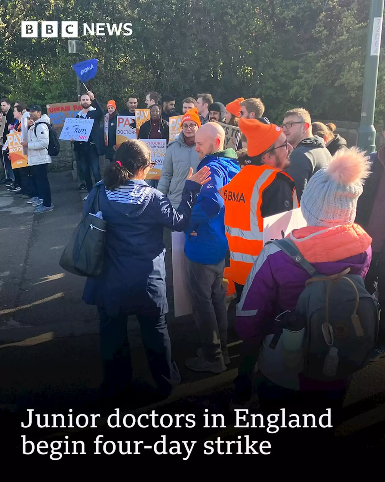 Junior doctors strike will cause unparalleled disruption - NHS boss - BBC News