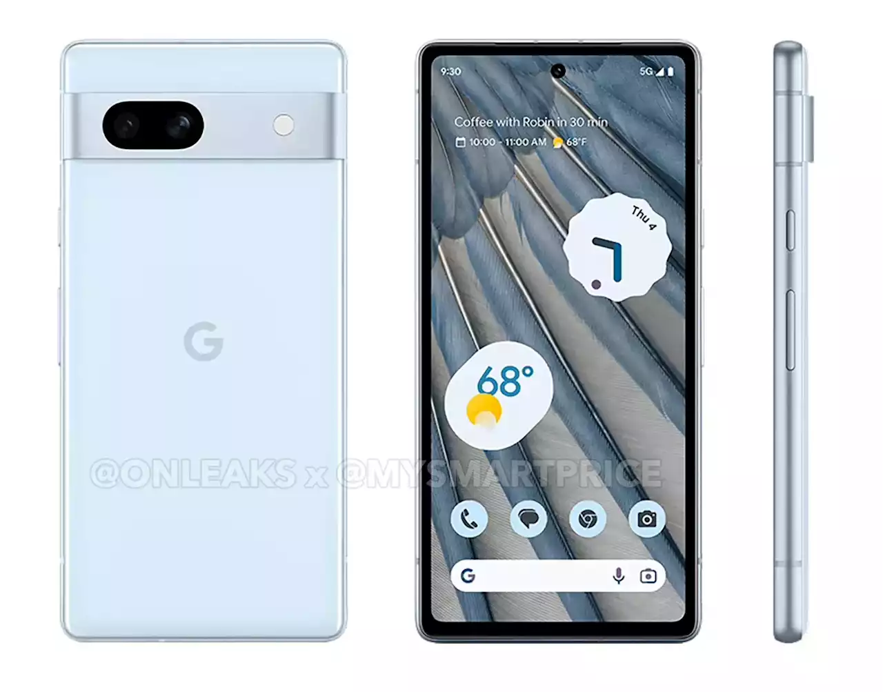 Google Pixel 7a leak reveals a new light blue color option