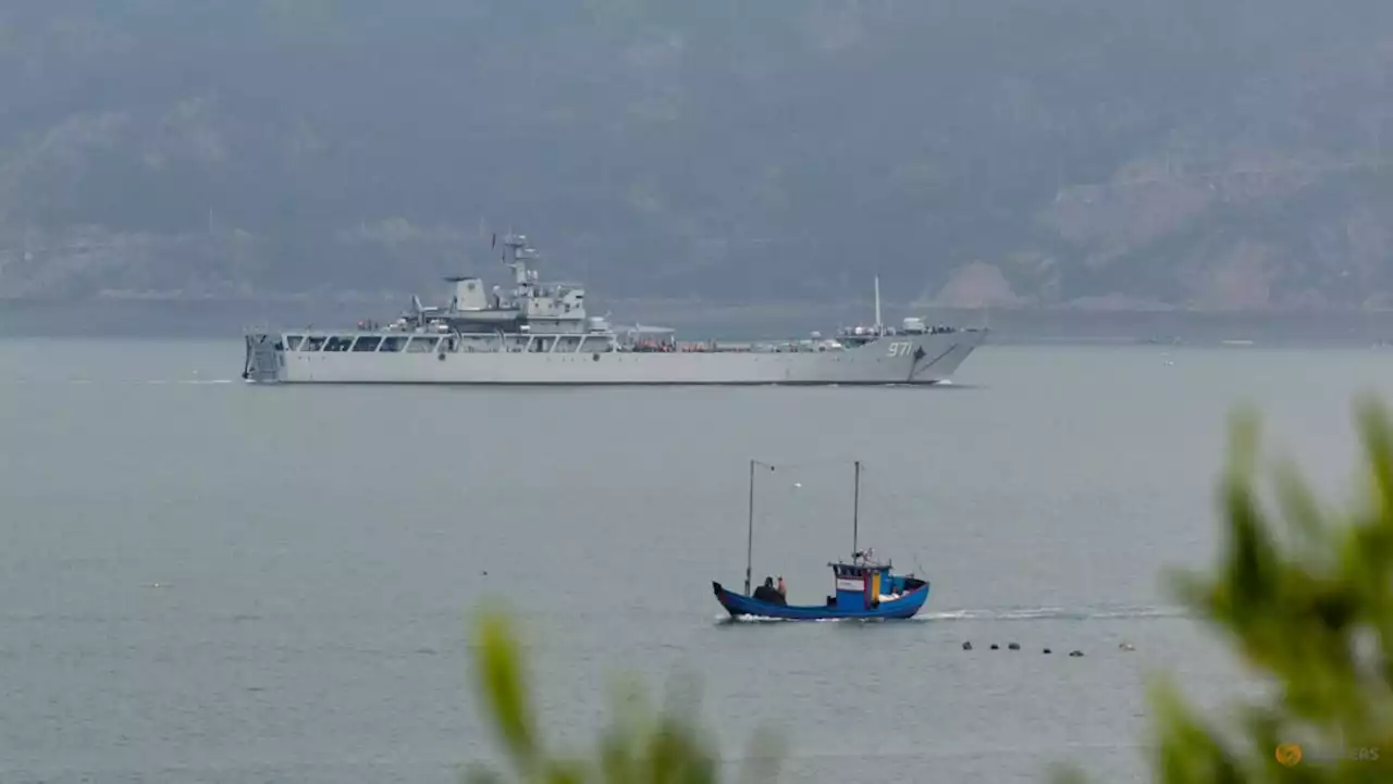 Chinese navy ships remain around Taiwan after drills end