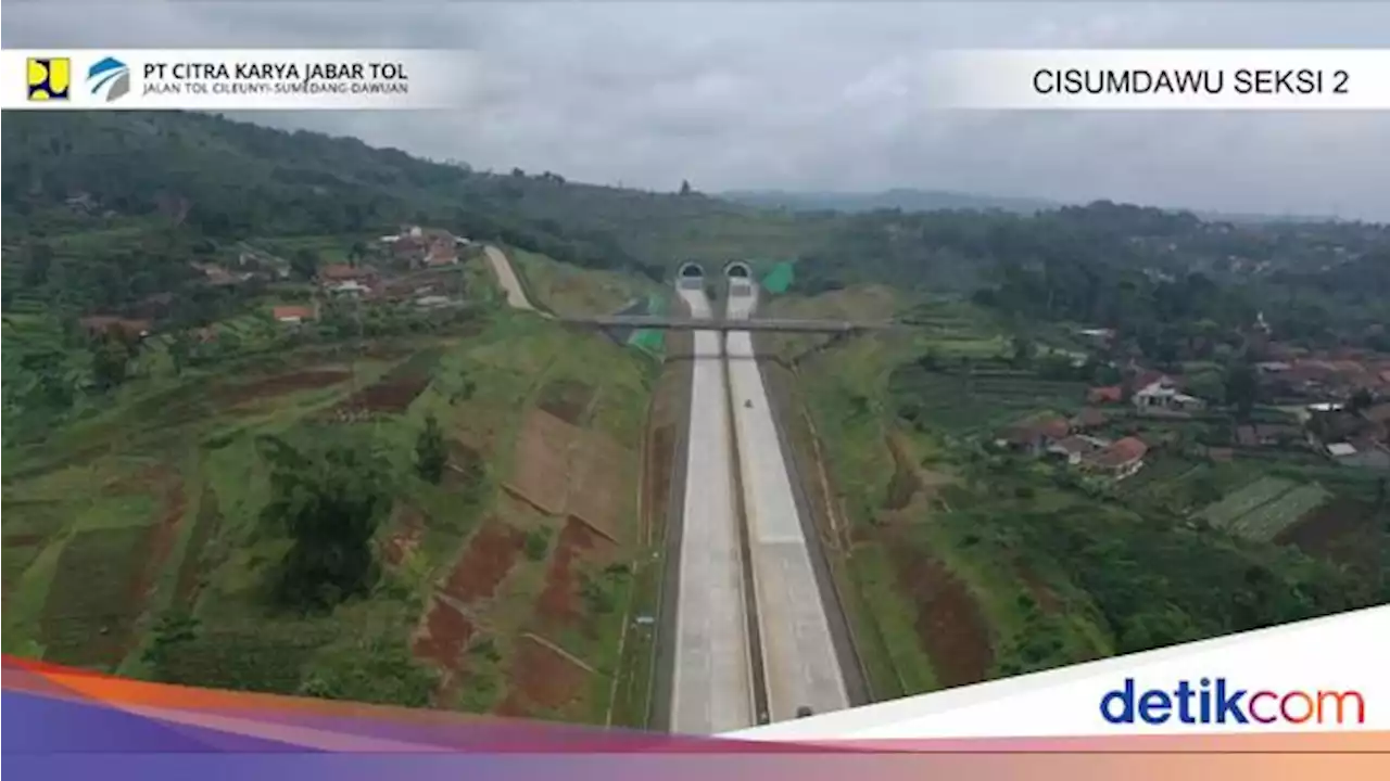 Penampakan Tol Cisumdawu dari Udara yang Bisa Dijajal buat Mudik