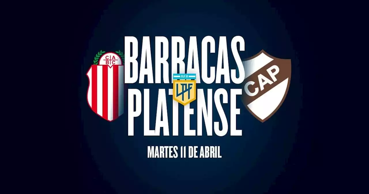 Barracas Central - Platense: hora, TV y posibles formaciones