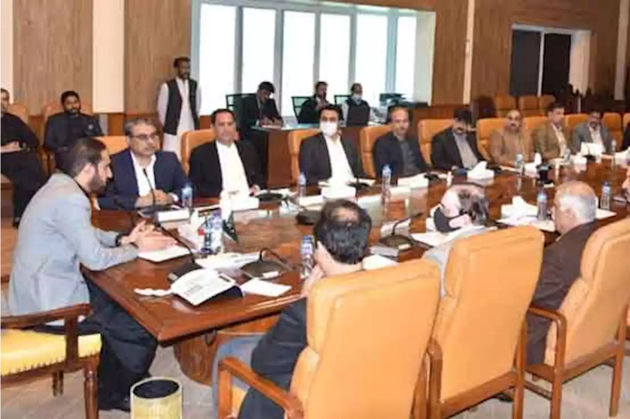 وزیر داخلہ بلوچستان کی زیر صدارت اجلاس، امن و امان کے حوالے سے بریفنگ