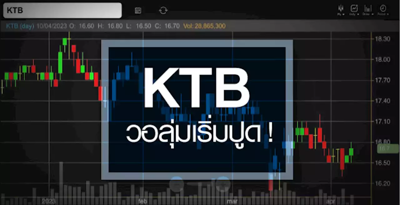 KTB วอลุ่มเริ่มปูด ...แถมอัพไซด์ยังเหลือเพียบ !