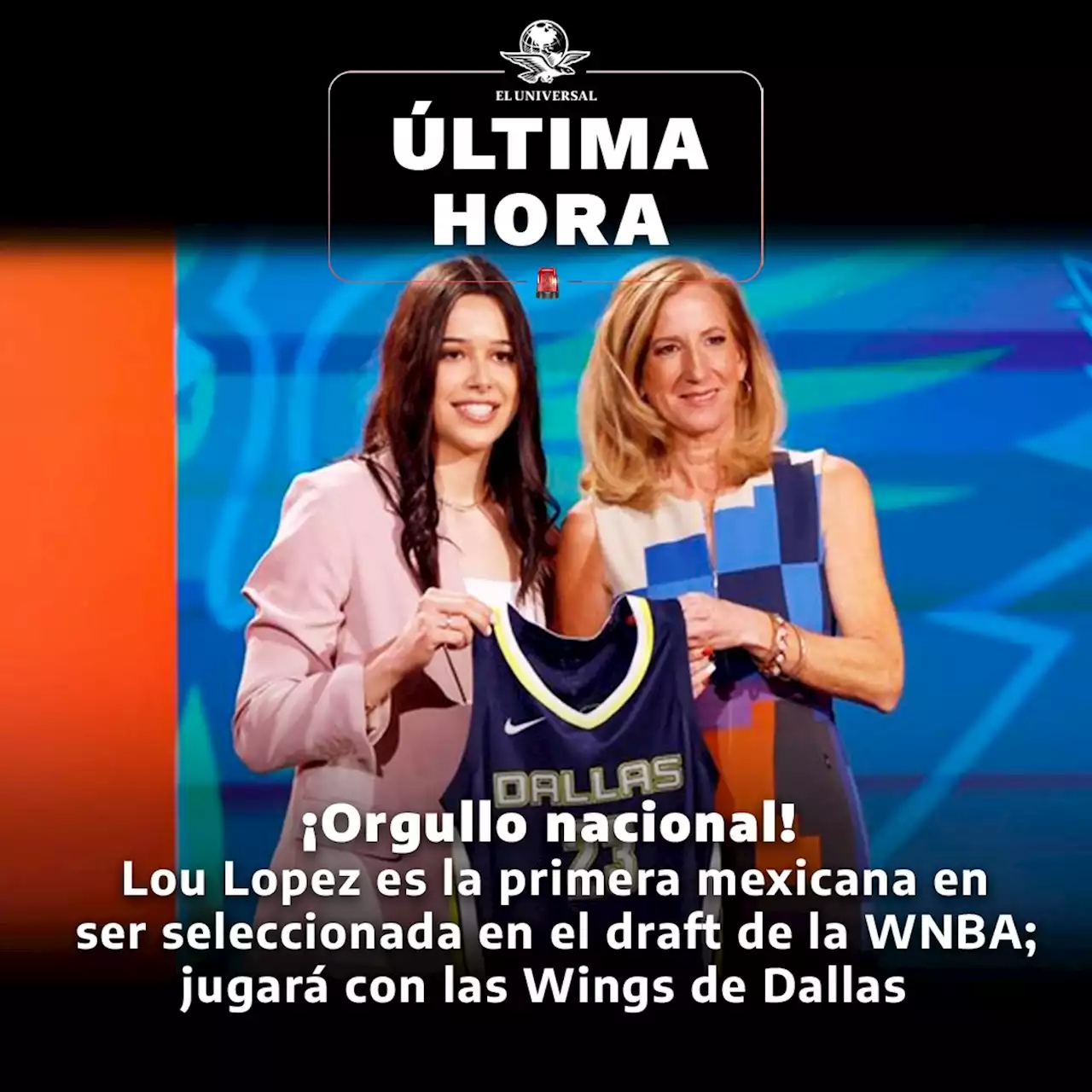 Lou López Sénéchal es la primera mexicana en llegar a la WNBA | El Universal