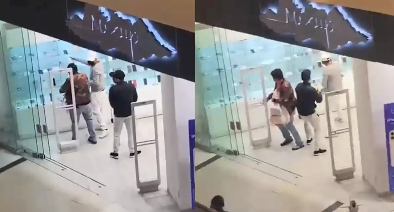 VIDEO: “¡Están robando!”, asaltan plaza comercial de Cuautitlán Izcalli, saquean tienda de celulares | El Universal