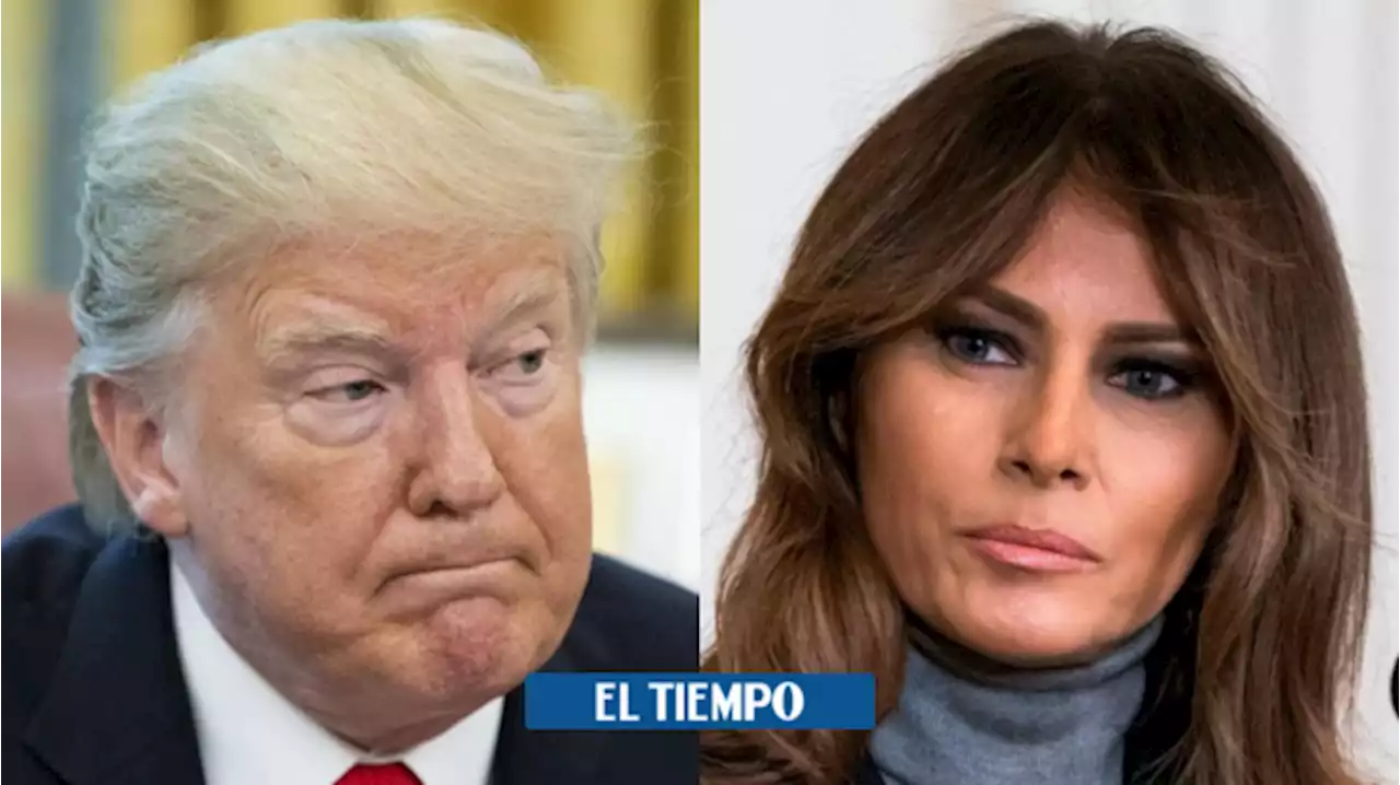 Melania se siente incómoda con las apariciones políticas de Trump, según People