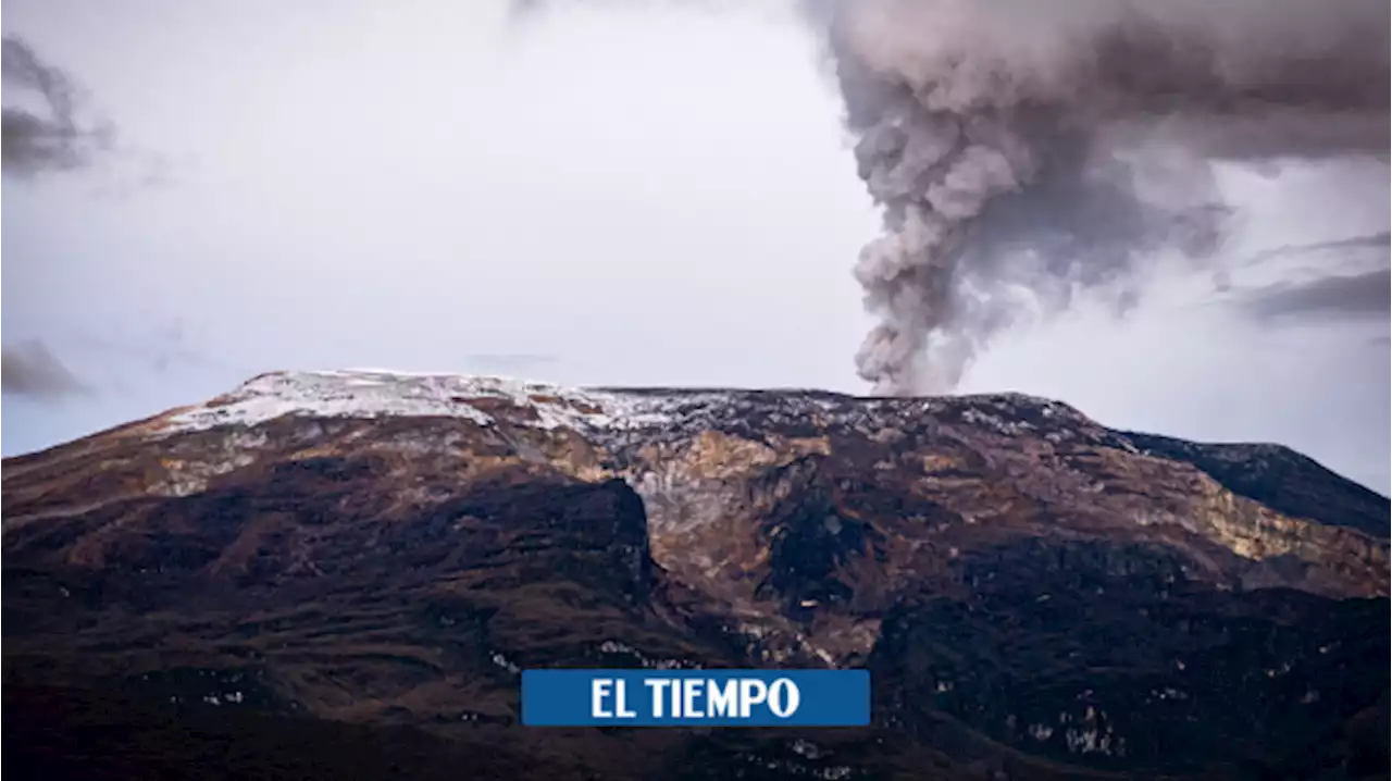 Volcán Nevado del Ruiz, EN VIVO: impactantes imágenes de la columna de ceniza