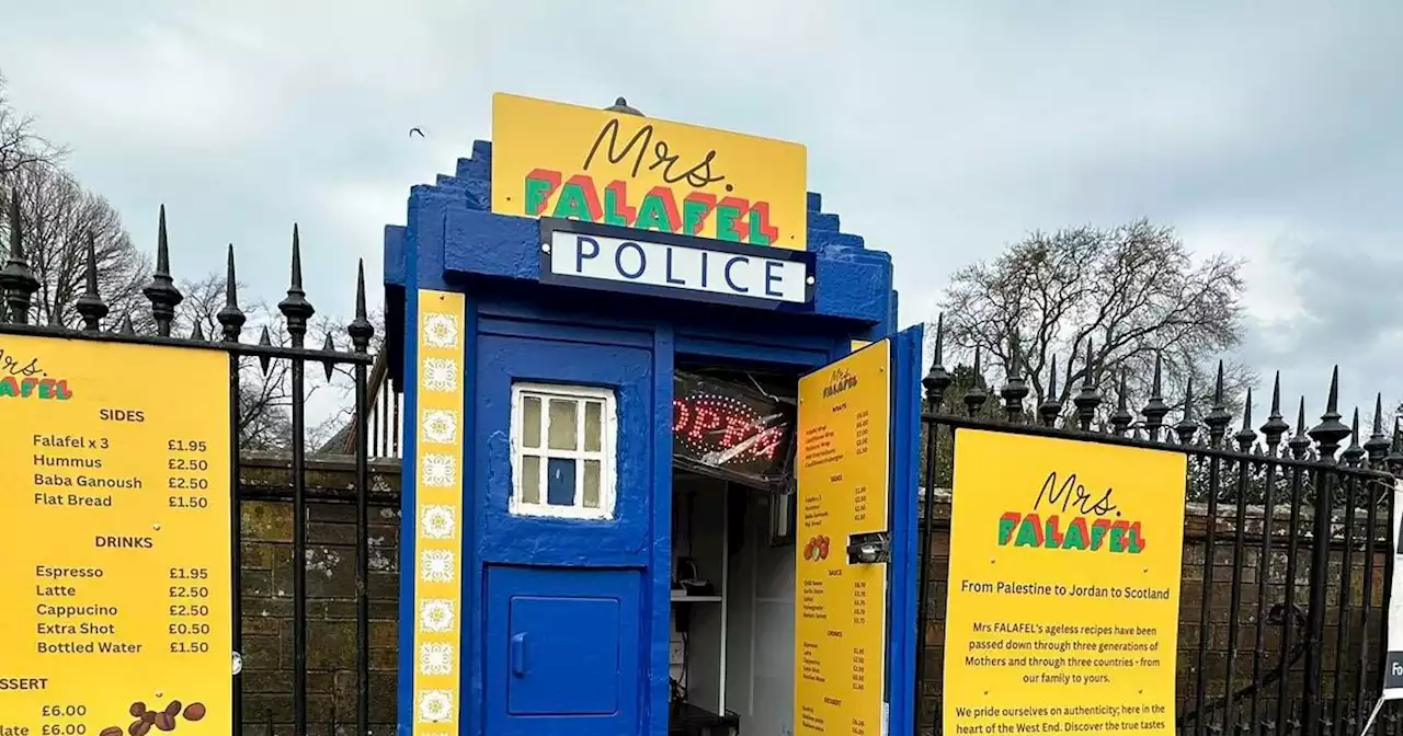 Street food truck Mrs Falafel to expand with police box opening at the Botanics