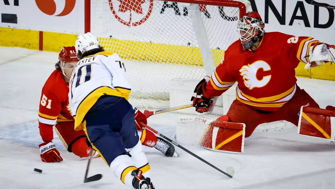 Predators snuff out Flames’ playoff hopes with 3-2 shootout win