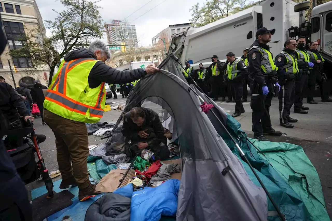 Vancouver’s homeless shelters are overwhelmed following heavy rainfall and decampment