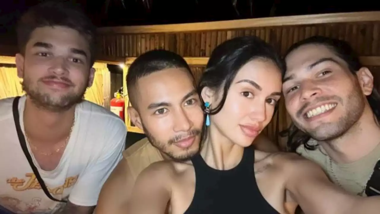 LOOK: Celeste Cortesi and Kobe Paras hang out in Siargao