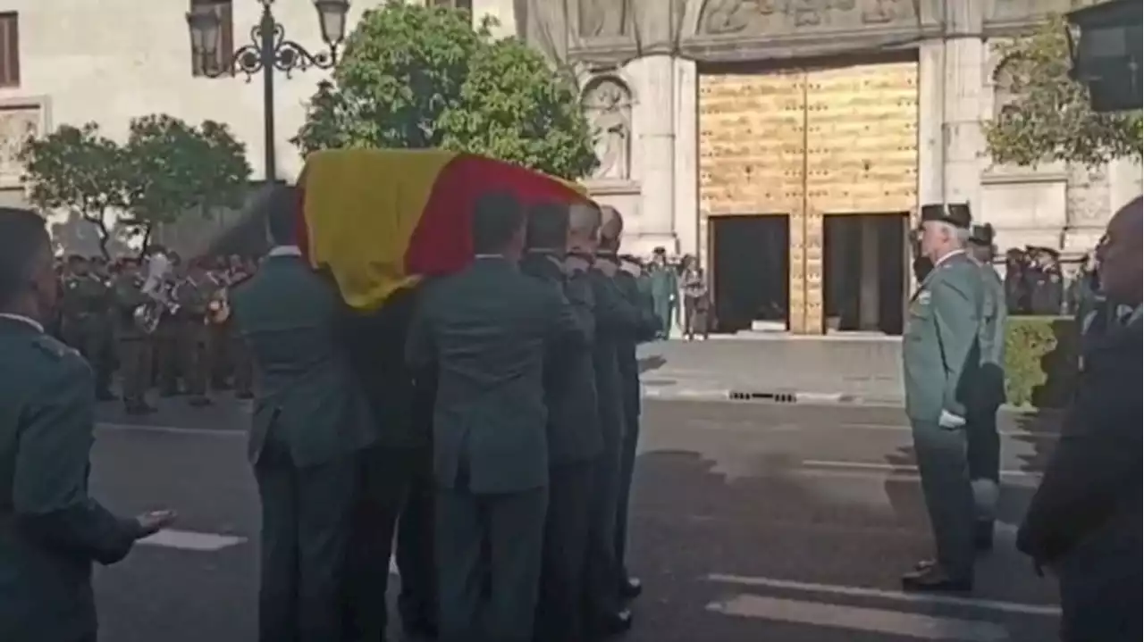 El adiós a Francisco Ramón, el guardia civil de 53 años muerto en acto de servicio en Turís