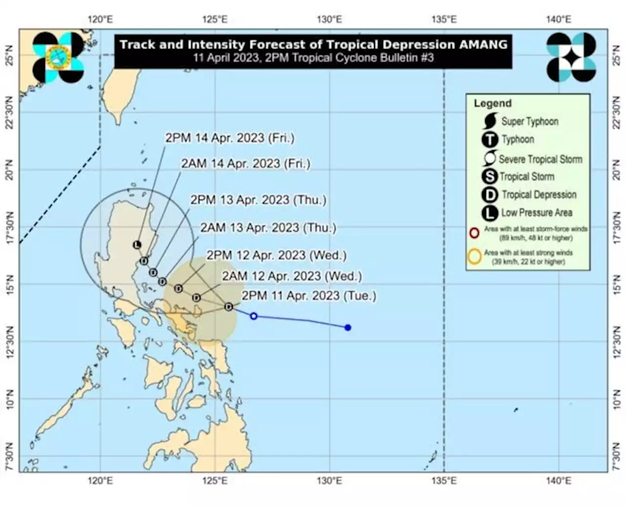 LIST: Ports cancel sea trips due to Tropical Depression Amang