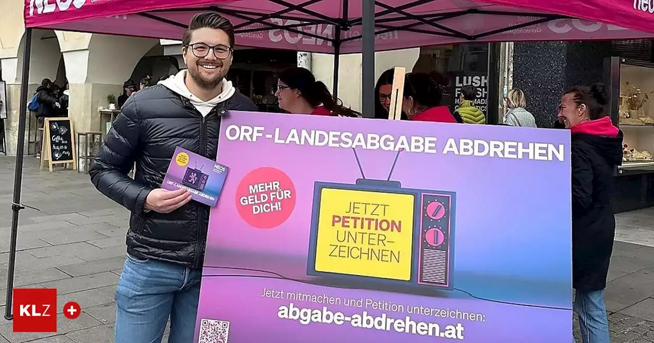 Petition für Abschaffung: Neos machen gegen ORF-Landesabgabe mobil: 'Kultur ist kein Budgetloch' | Kleine Zeitung