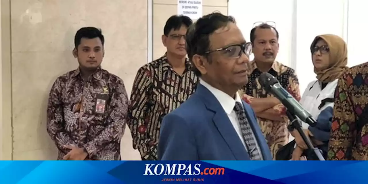 Mahfud Sebut Satgas Transaksi Janggal Rp 349 Triliun Disetujui Komisi III DPR dan Segera Dibentuk