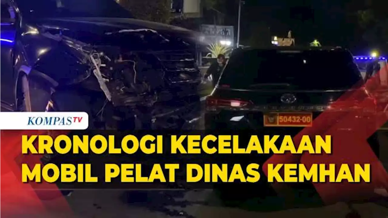 Mobil Pelat Dinas Kemhan Alami Kecelakaan, Sopir Ojol Jadi Korban