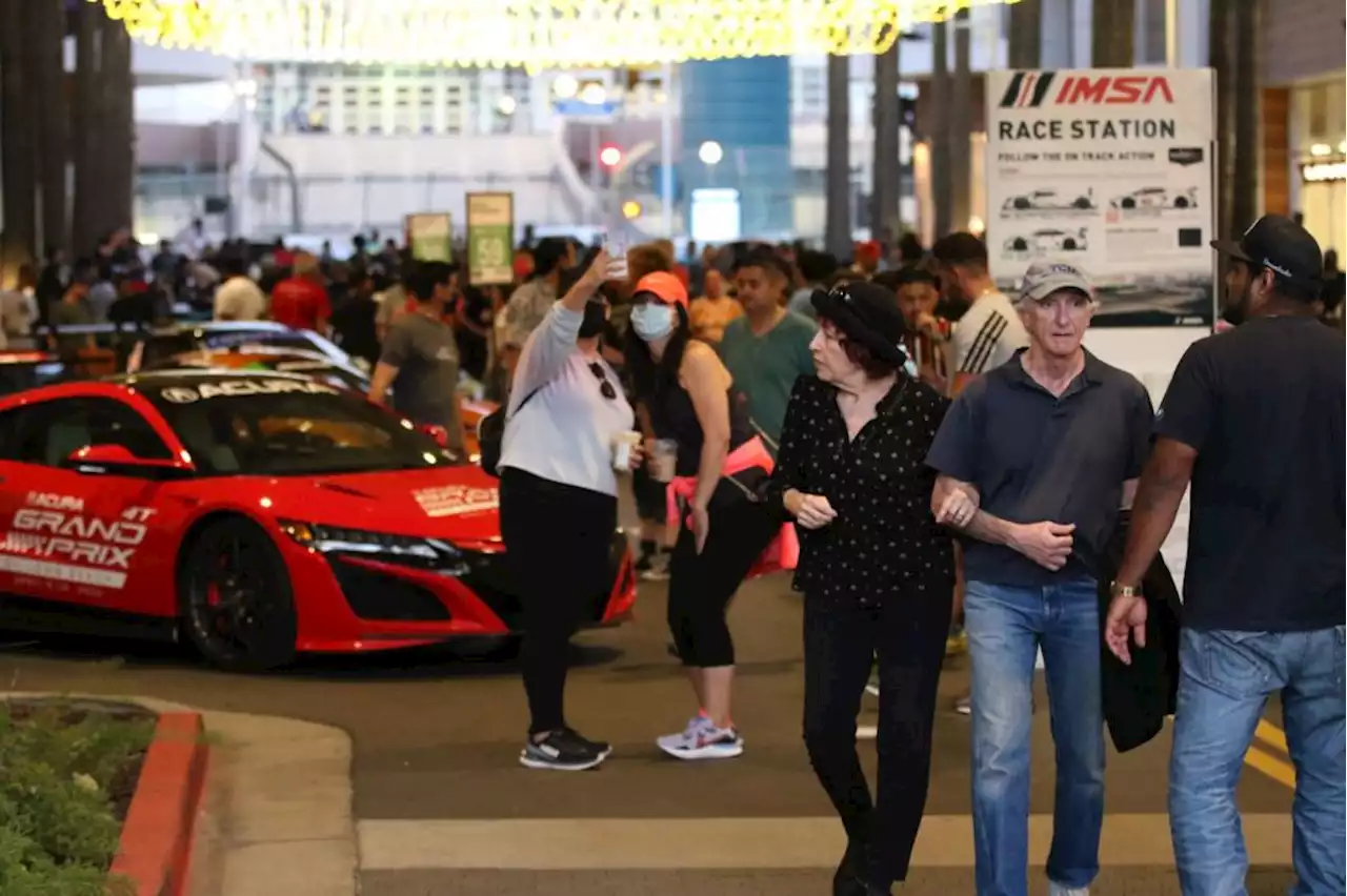 Free event on eve of Acura Grand Prix of Long Beach thunders into Pike Outlets