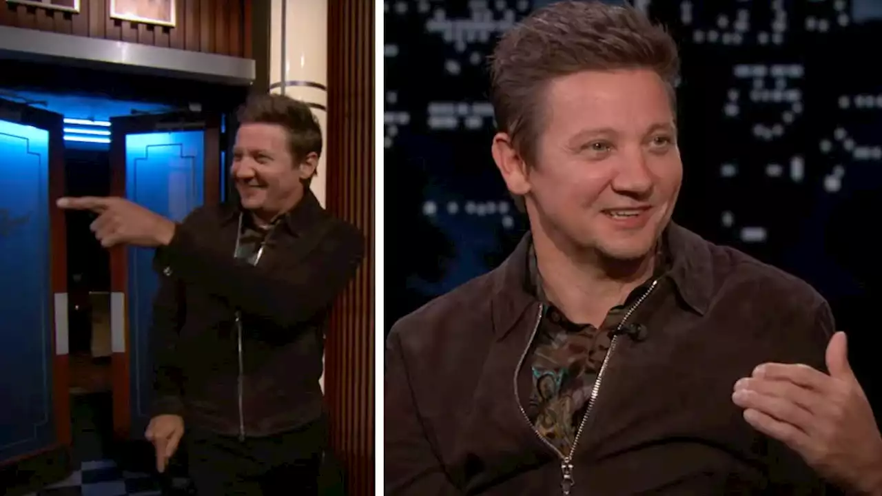 'I got lucky in lots of ways': 'Toughest Avenger' Jeremy Renner reveals how snowplough accident just missed vital organs