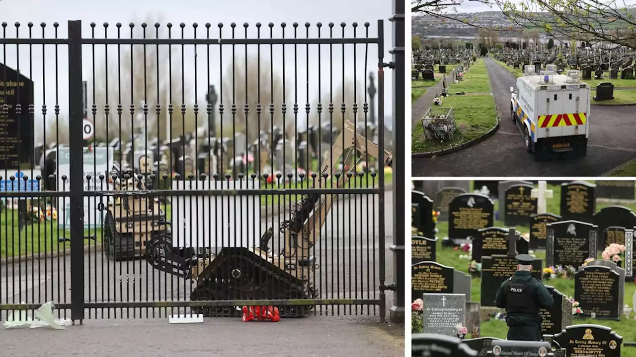 Bomb squad robots sweep Londonderry cemetery hours ahead of Joe Biden's arrival in Northern Ireland