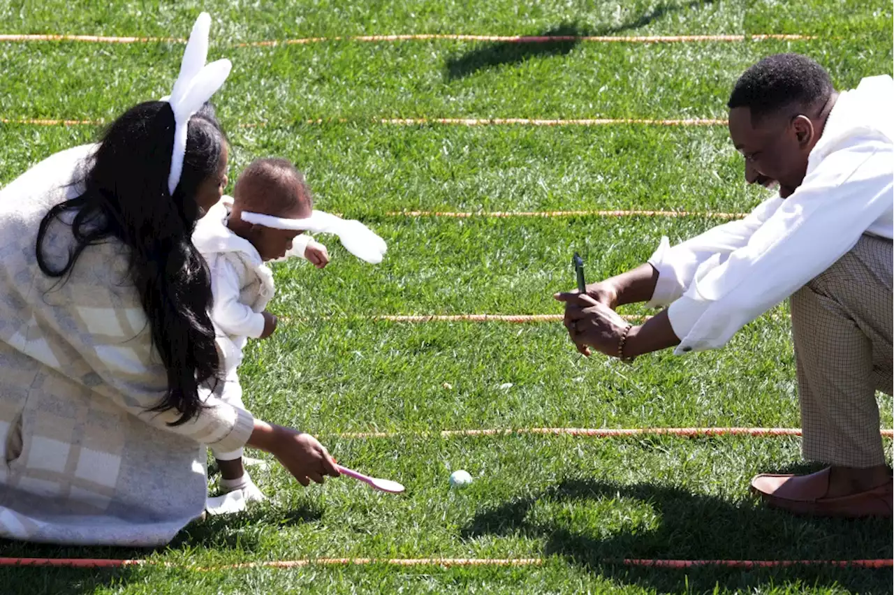 Photos: Biden hints at 2024 bid during White House Easter Egg Roll