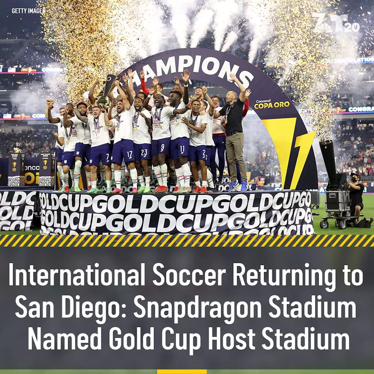 International Soccer Returning to San Diego: Snapdragon Stadium Named Gold Cup Host Stadium