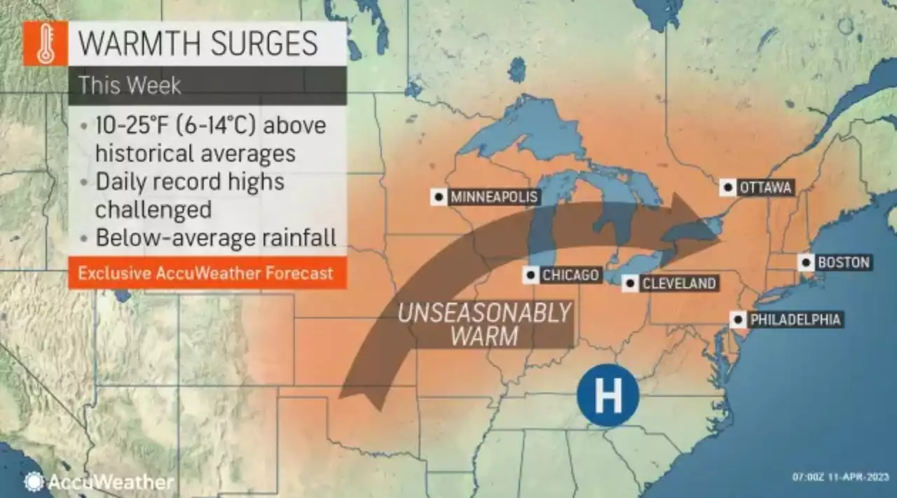 N.J. temperatures to soar into 80s this week. Wildfire risk warning today.