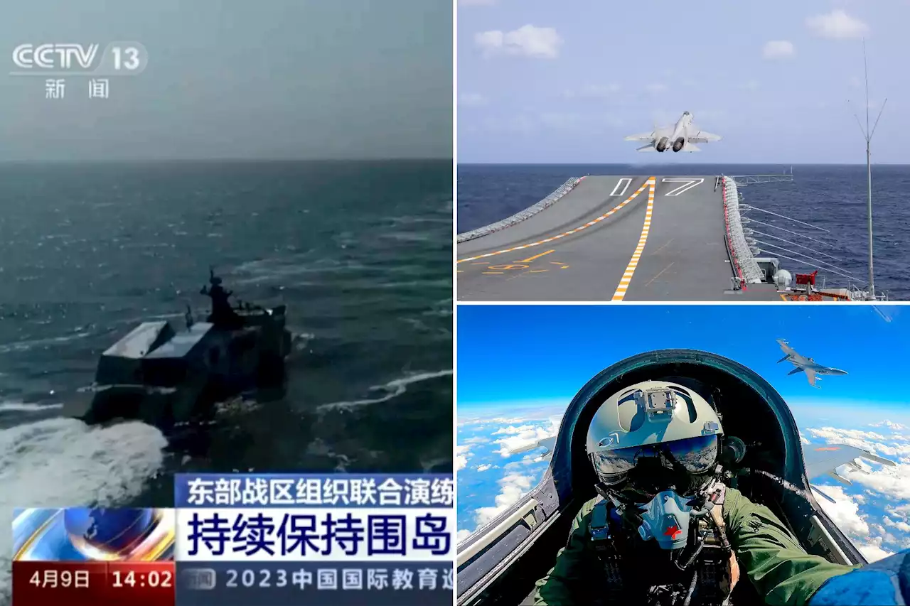 China’s military ‘ready to fight’ after drills near Taiwan