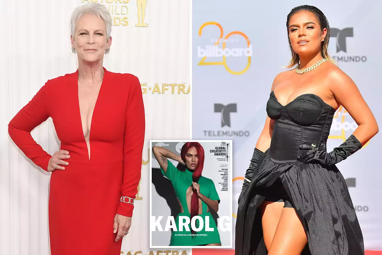 Jamie Lee Curtis backs Karol G calling out GQ cover: ‘We are not AI’