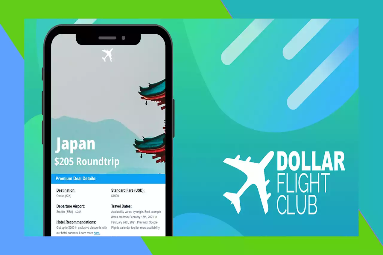 You and your pal can save on flights with Dollar Flight Club, only $75