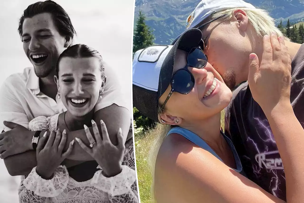 Millie Bobby Brown, 19, announces engagement to Jake Bongiovi, reveals ring