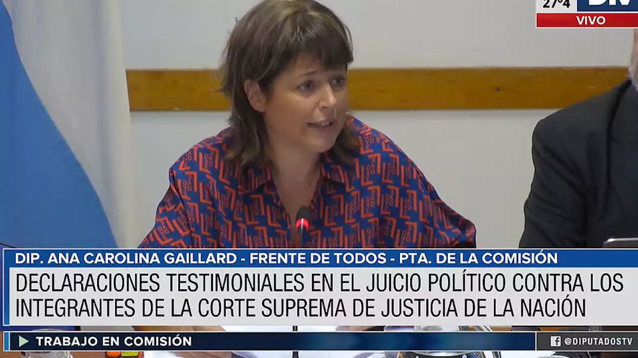 Diputados retoma el pedido de Juicio Político contra los integrantes de la Corte Suprema de Justicia de la Nación | Reunión en vivo