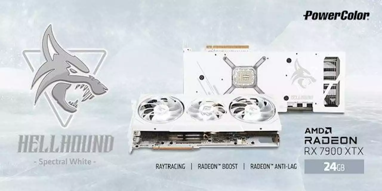 Radeon RX 7900 XTX: Powercolor hat die Hellhound Spectral White offiziell vorgestellt