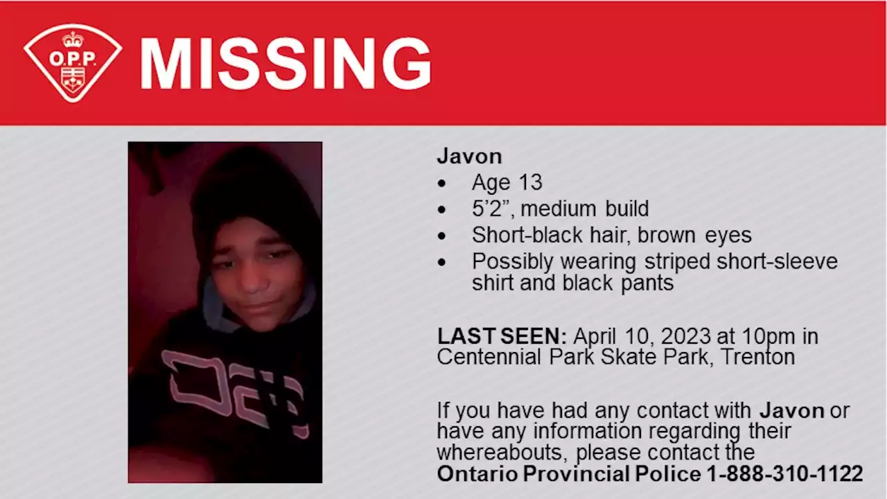 Missing 13-year-old