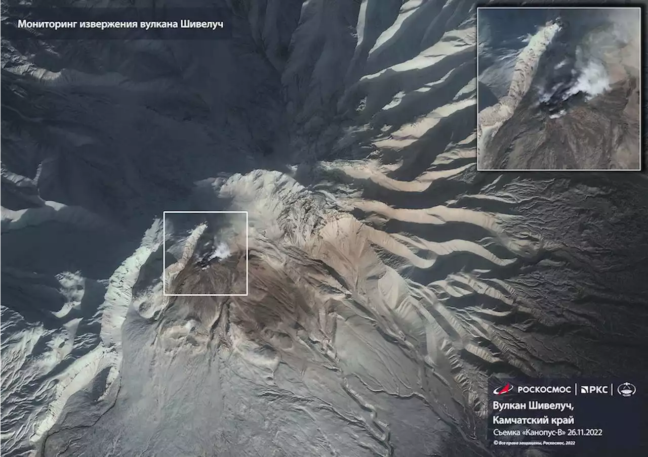 Russian volcano erupts, spewing out a vast cloud of ash