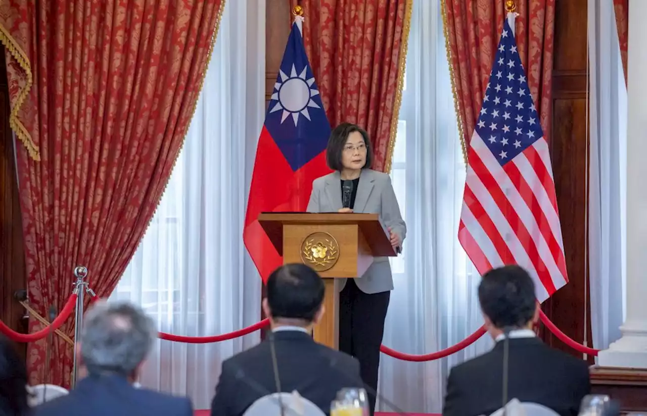 Taiwan president slams 'irresponsible' China military drills