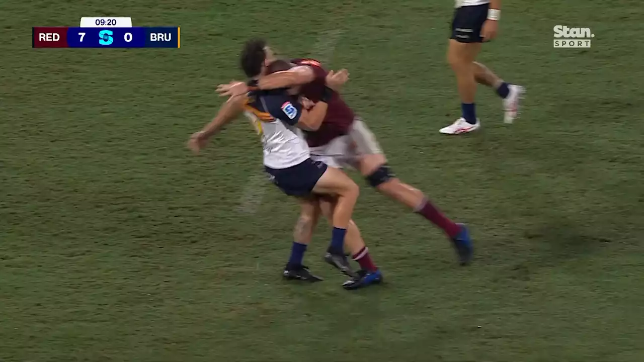 Aussie lock slapped on the wrist for dangerous tackle