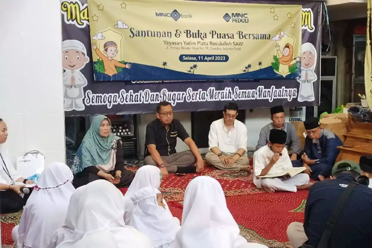 MNC Peduli dan MNC Bank Berikan Santunan dan Bukber di Yayasan Yatim Piatu Rasulullah SAW