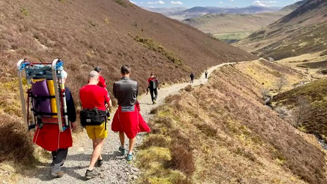 Hikers high on magic mushrooms saved by mountain rescuers after falling ill in Lake District