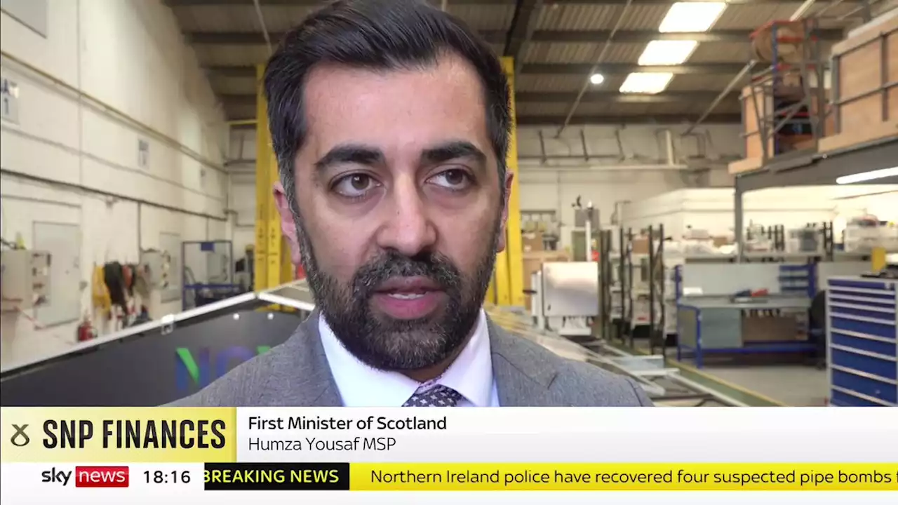 Scottish First Minister Humza Yousaf reveals SNP auditors resigned six months ago - and he did not previously know