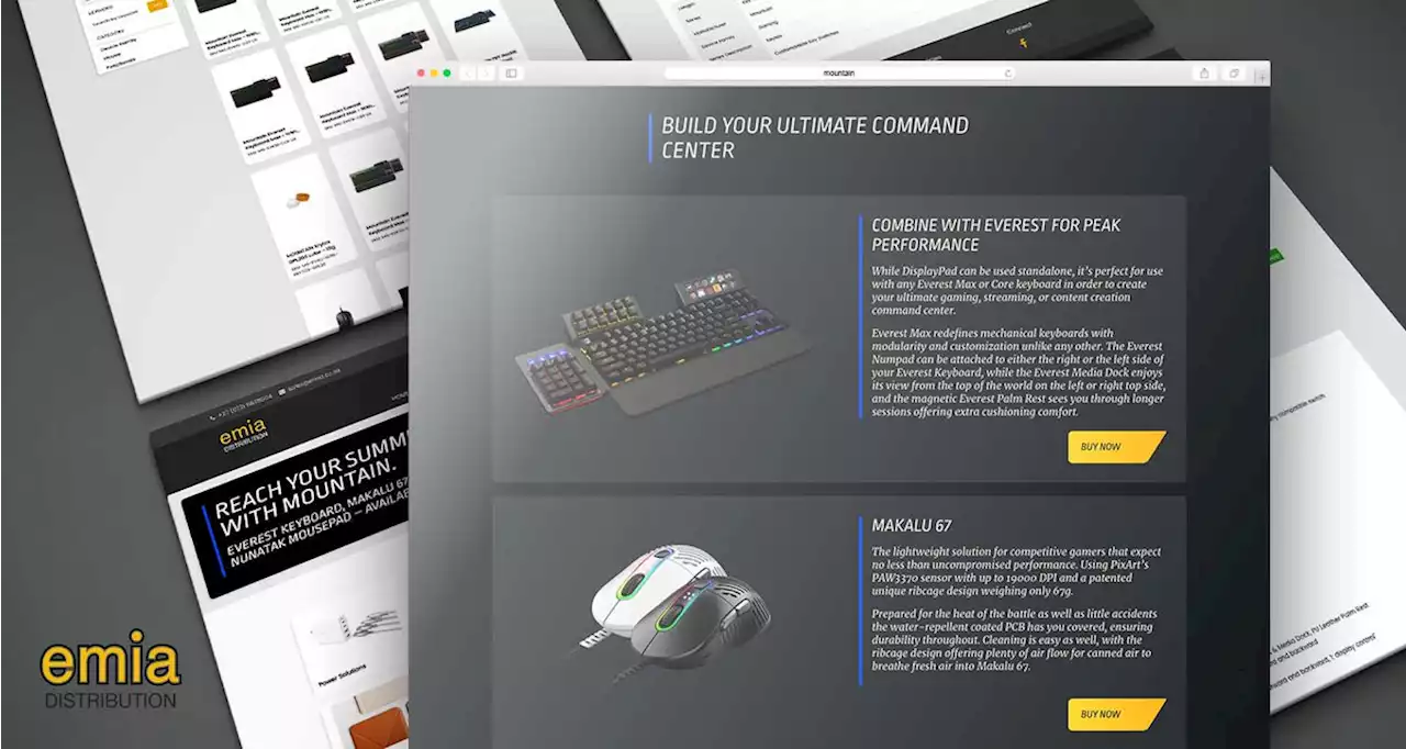 Emia Distribution and Mountain unveil DisplayPad, MacroPad keypads - TechCentral
