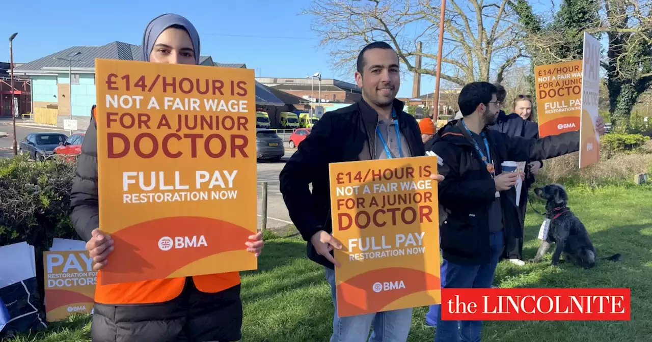 Lincolnshire junior doctors call for fairer wages as four-day strikes begin