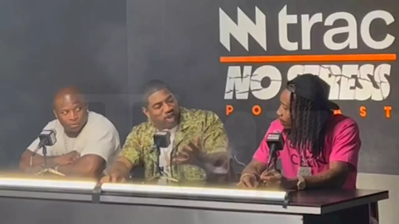 DJ Holiday Asks Wiz Khalifa and O.T. Genasis Crazy Questions On Video Set