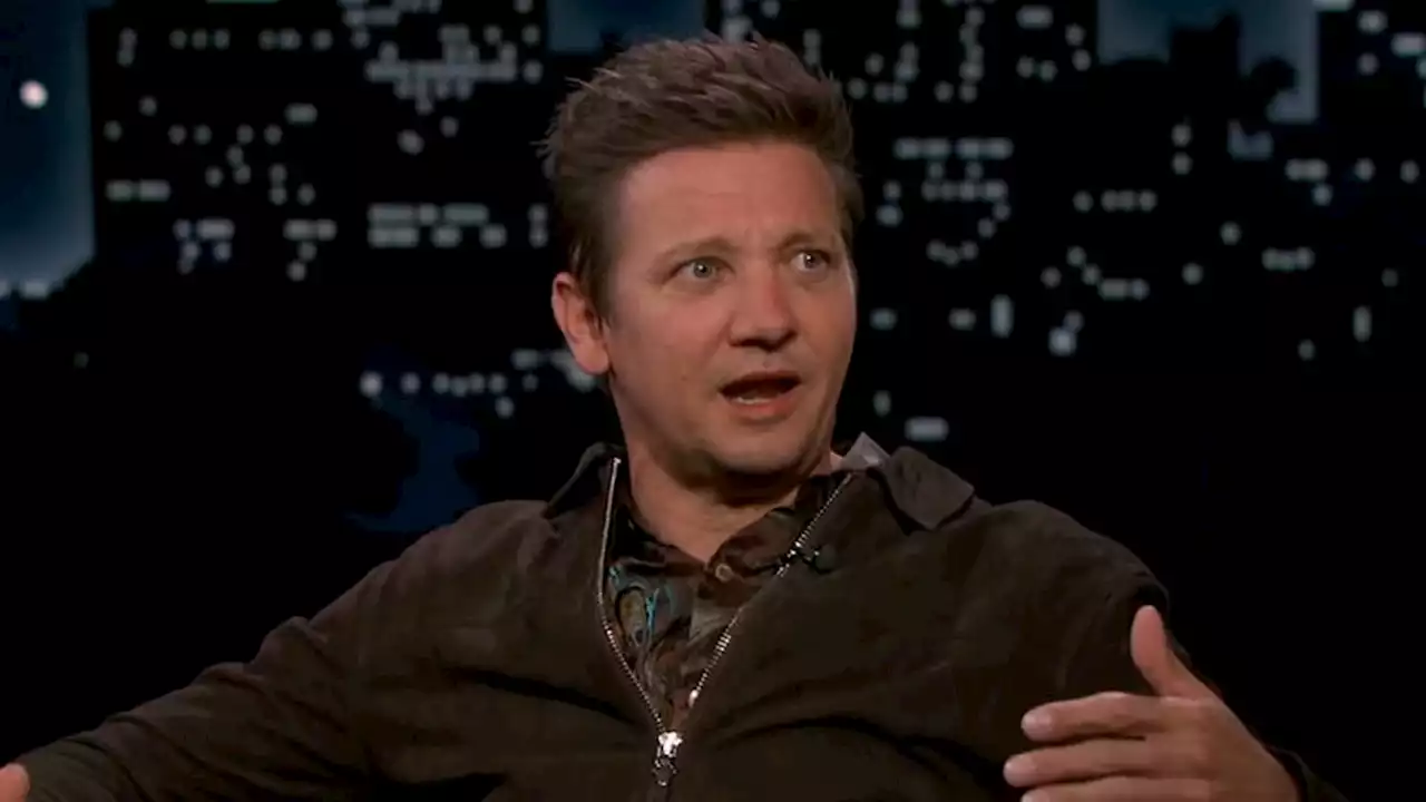 Jeremy Renner Appears On 'Jimmy Kimmel Live,' Say He's 'Lucky' to be Alive