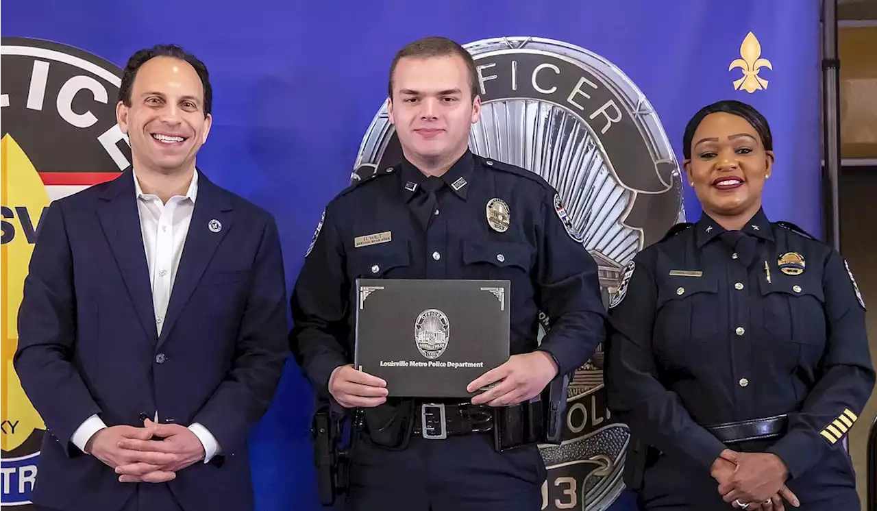 Critically injured rookie Louisville officer, 26, ‘ran towards the gunfire to save lives’